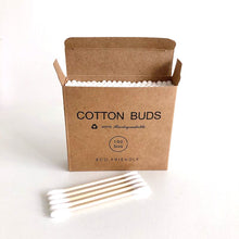 Load image into Gallery viewer, Biodegradable Bamboo Cotton Swabs