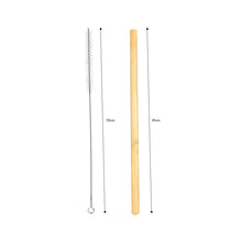 Load image into Gallery viewer, Biodegradable Bamboo Straw