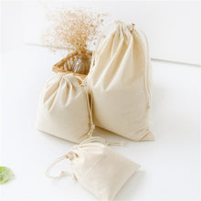 Load image into Gallery viewer, Reusable Cotton Muslin Bag