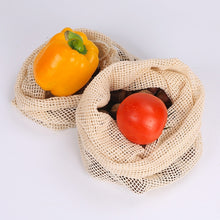Load image into Gallery viewer, Reusable Cotton Mesh Bag