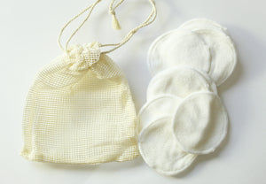 Reusable Bamboo Cotton Rounds - 12pcs