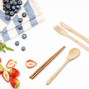 Biodegradable Bamboo Cutlery Set