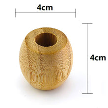 Load image into Gallery viewer, Portable Bamboo Toothbrush Set Travel with Bamboo Straw Case Brush Tube and Wooden Toothbrush Holder Natural Teeth Cleaning Tool
