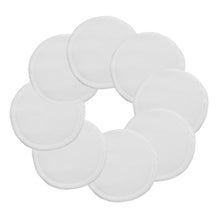 Load image into Gallery viewer, 12PCS/SET Reusable Bamboo Fiber Washable Rounds Pads Makeup Removal Cotton Pad Cleansing Facial Pad Tool New
