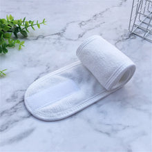 Load image into Gallery viewer, Cosmetic Wrap Turban Headband Face Wash Adjustable Yoga Women Facial Toweling Bath Tiara Hairband Women Makeup Hair Headbands
