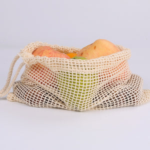 Reusable Cotton Mesh Bag